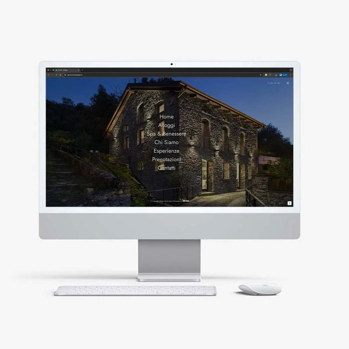 L’Adagio — web, progetto di Tacci