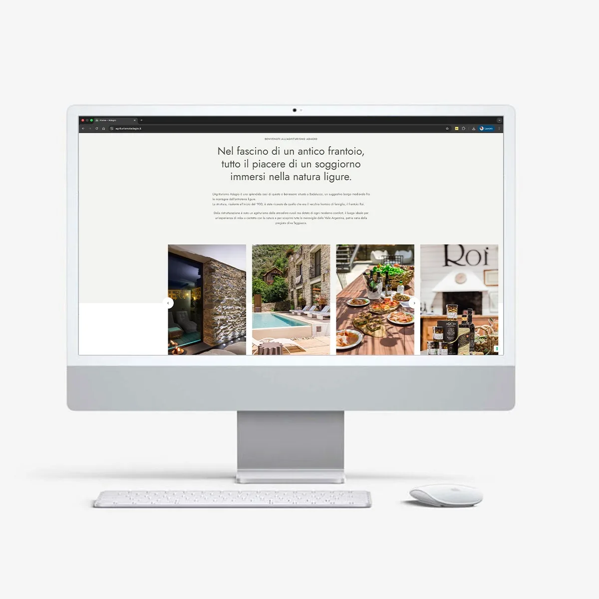 L’Adagio — web, progetto di Tacci