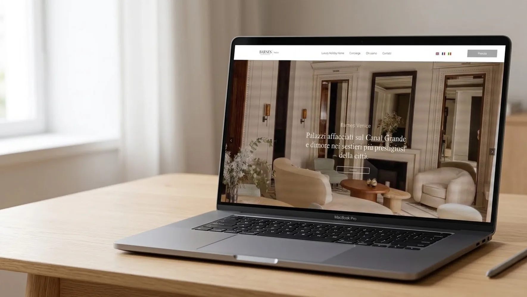 Barnes Venezia: sito web e CMS su misura per un'agenzia immobiliare di lusso a Venezia