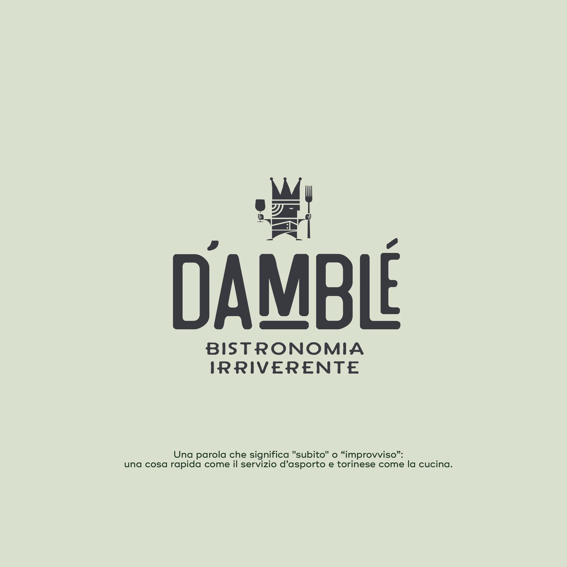 D’amblé — branding + web, progetto di Tacci