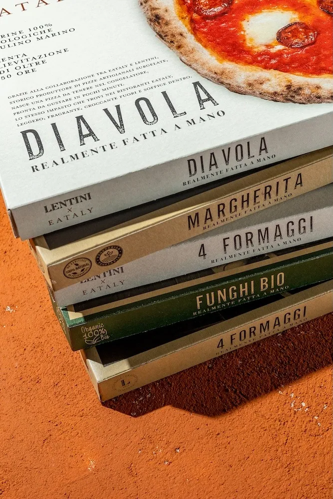 Lentini — packaging, progetto di Tacci