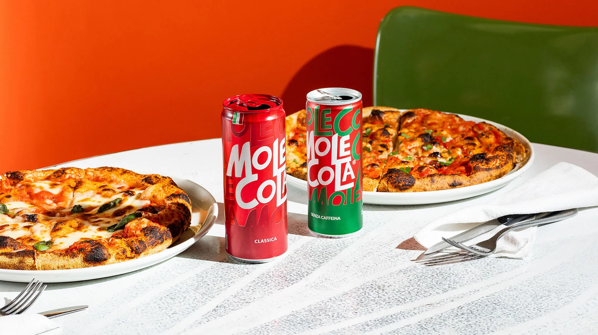 MoleCola — packaging, progetto di Tacci