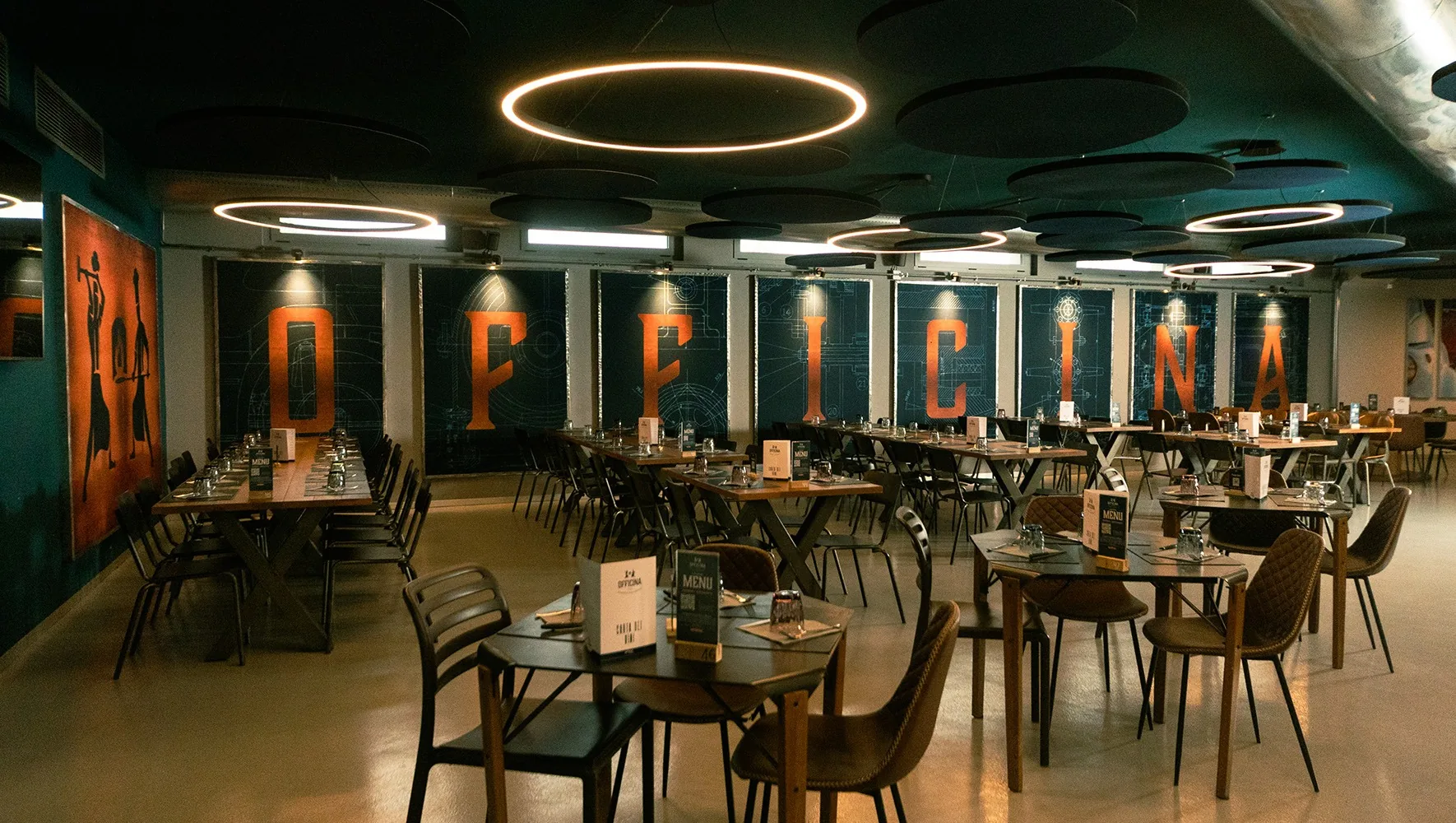 Officina: rebranding di una pizzeria con due sedi a Grugliasco e Cambiano