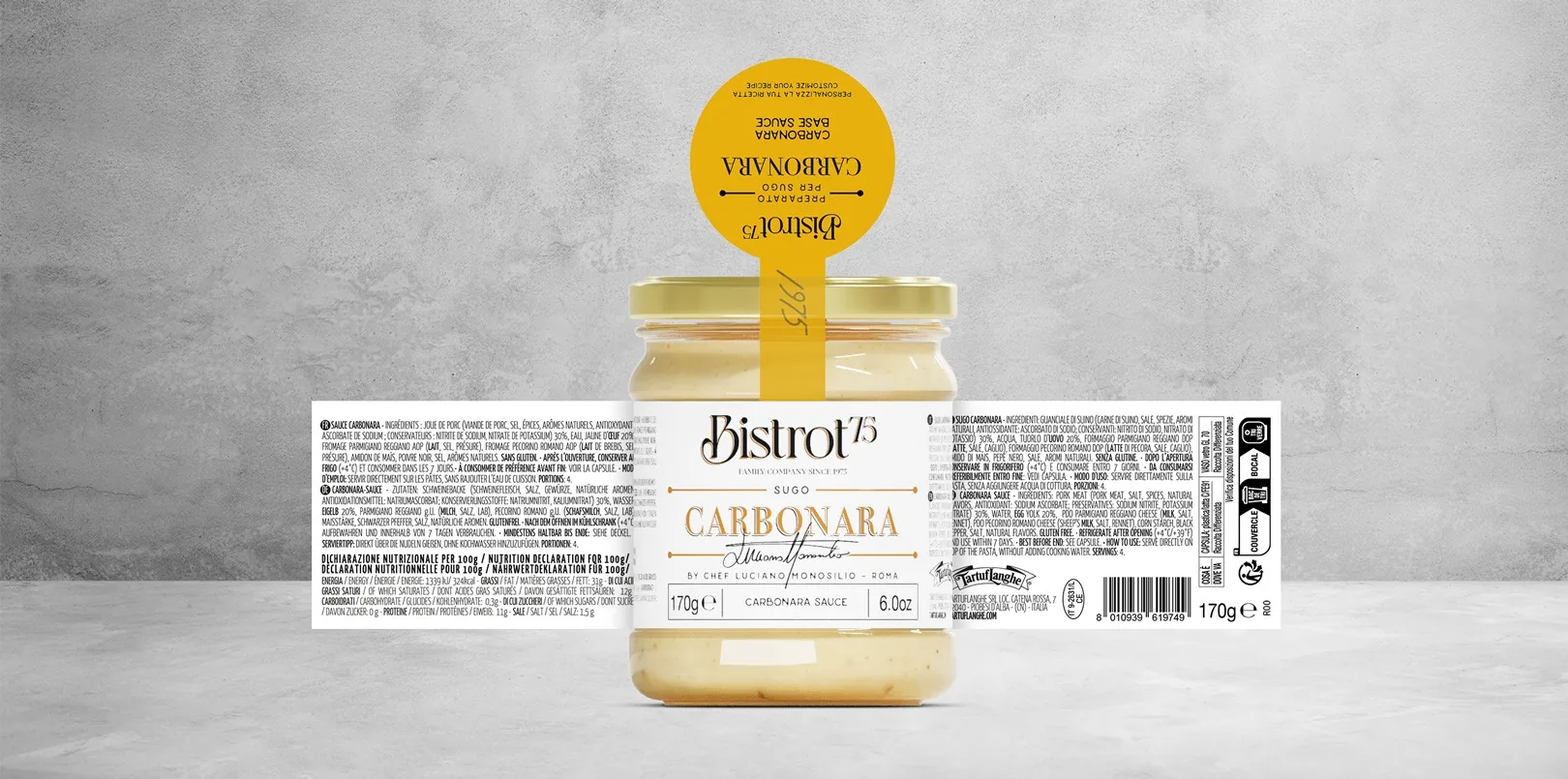 Tartuflanghe — packaging, progetto di Tacci