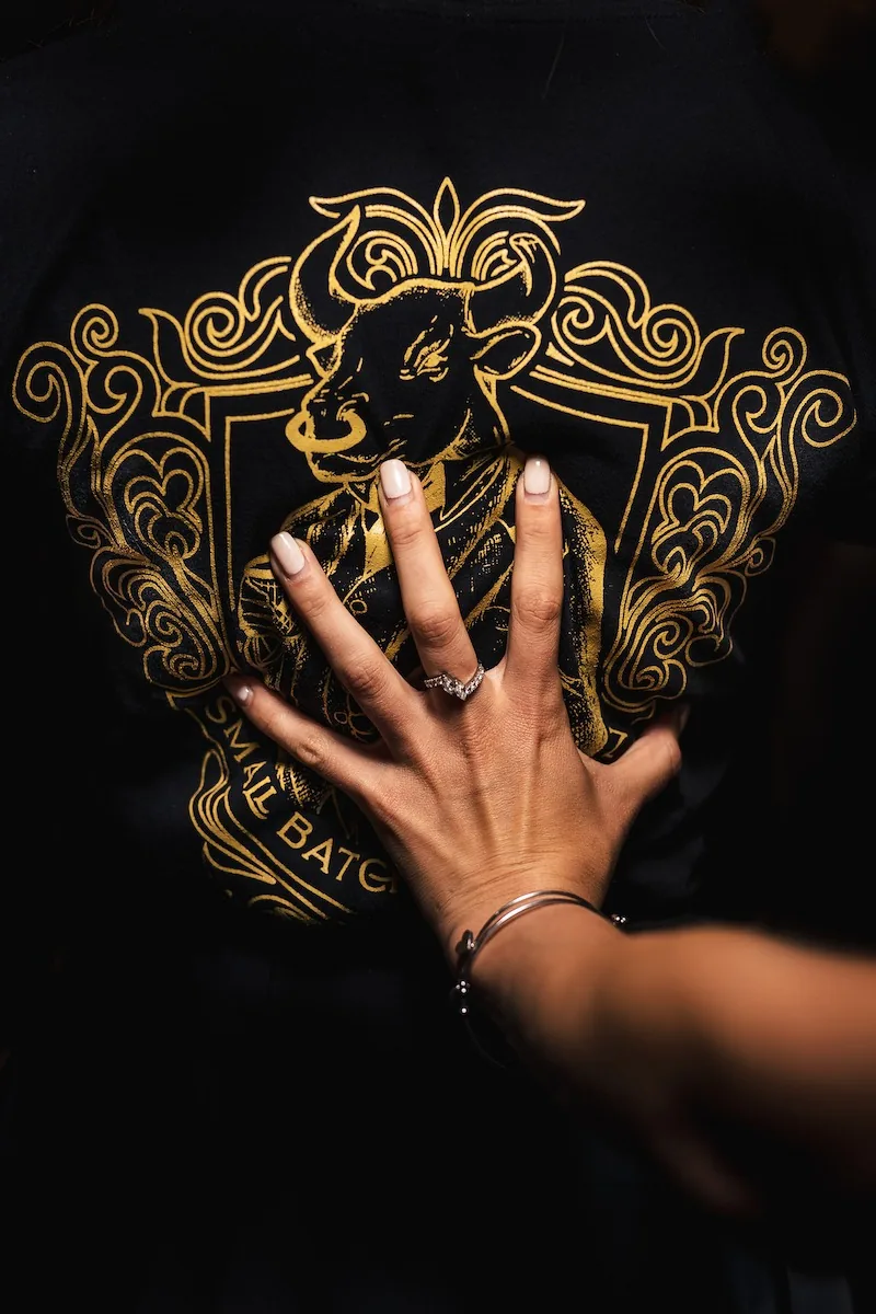 Taurus Gin — branding, progetto di Tacci